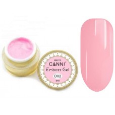 3D гель паста CANNI 002 нежно розовая Embossing gel, 8 мл