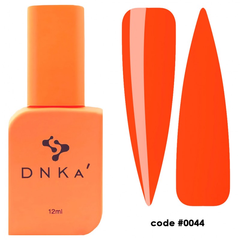 Акригель DNKa Liquid Acrygel 0044 SANTORINI оранжевый неоновый, 12мл