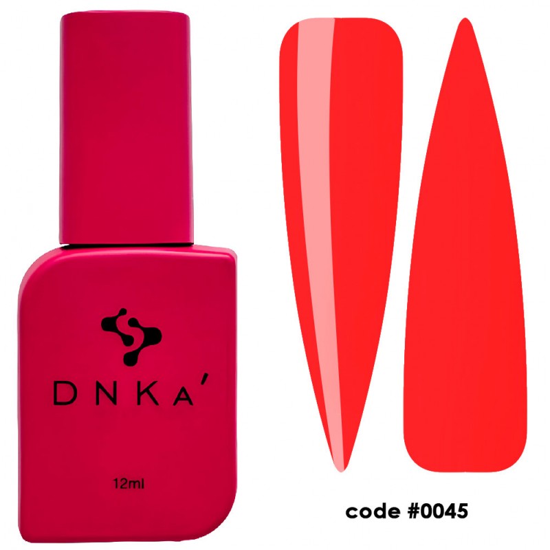 Акригель DNKa Liquid Acrygel 0045 BORA BORA коралловый неоновый, 12мл