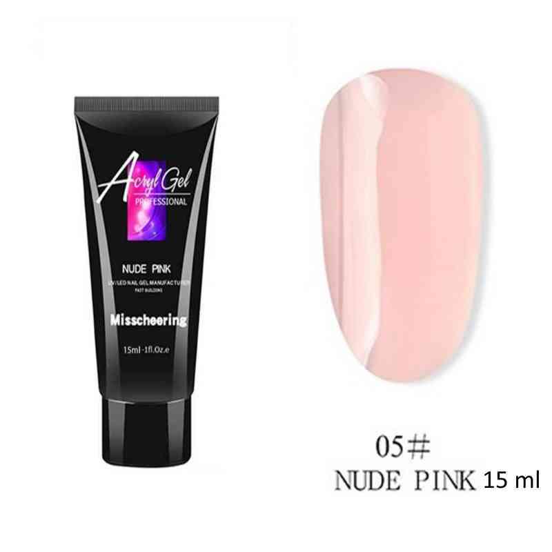 Полигель для ногтей Nude Pink 15 гр. №05