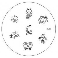 Диск для стемпинга "Знаки зодиака" m-33