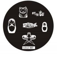 Диск для стемпинга Hehe 007 матрешки