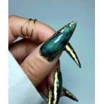 Фольга жатая сусальное золото для ногтей