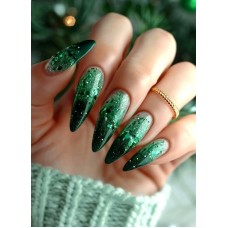 Брокат для дизайна ногтей сине-зелёный №В-04