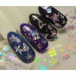 Фольга для дизайна ногтей "Новый год", 50см/4см, F54