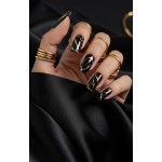 Фольга жатая для ногтей светлое золото