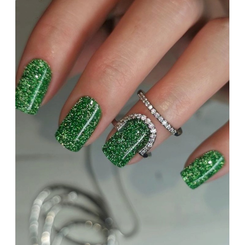 Глиттер (блёстка) зелёный GG 0,2 мм