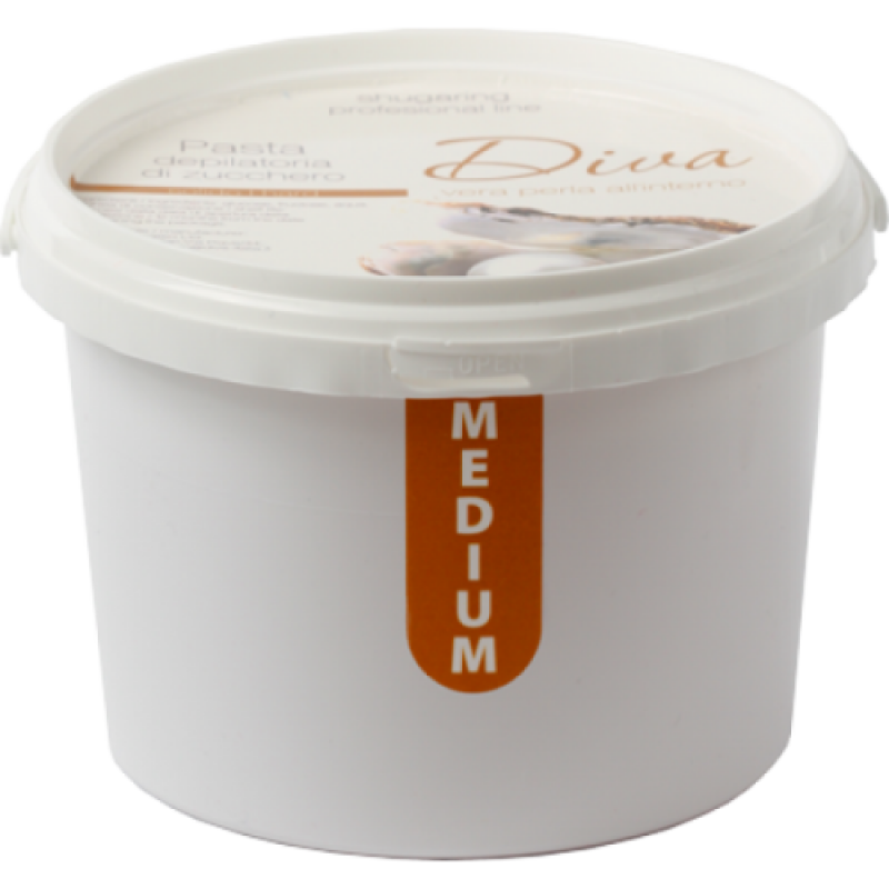 Шугаринг (сахарная паста для депиляции) средняя Medium, 1,1 кг ТМ DIVA