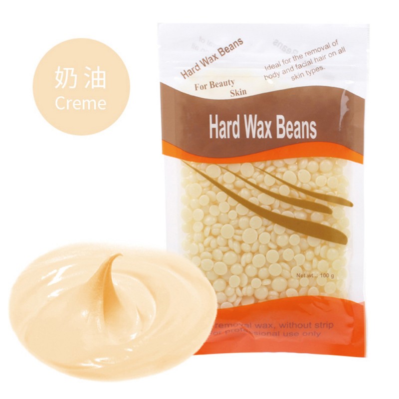 Воск для депиляции в гранулах, крем, 300 гр. HARD WAX BEANS