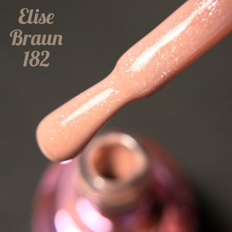 Гель лак Elise Braun №182, 15 мл 