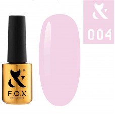 Гель лак FOX Spectrum 004, светло розовая эмаль, 7мл.