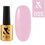 Гель лак FOX Spectrum 005, розовая эмаль, 7мл.