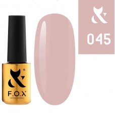 Гель лак FOX Spectrum 045 нежно розовый, эмаль, 7мл.