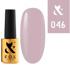Гель лак FOX Spectrum 046 лилово розовый, эмаль, 7мл.