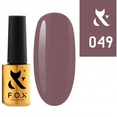 Гель лак FOX Spectrum 049 темно лиловый, эмаль, 7мл.