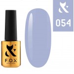 Гель лак FOX Spectrum 054 нежно голубой, эмаль, 7мл.