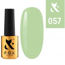 Гель лак FOX Spectrum 057 нежно салатовый, эмаль, 7мл.