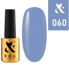 Гель лак FOX Spectrum 060 фиолетово голубой, эмаль, 7мл.
