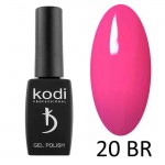 Гель лак Kodi 20BR (розовый неоновый) BRIGHT 8мл.