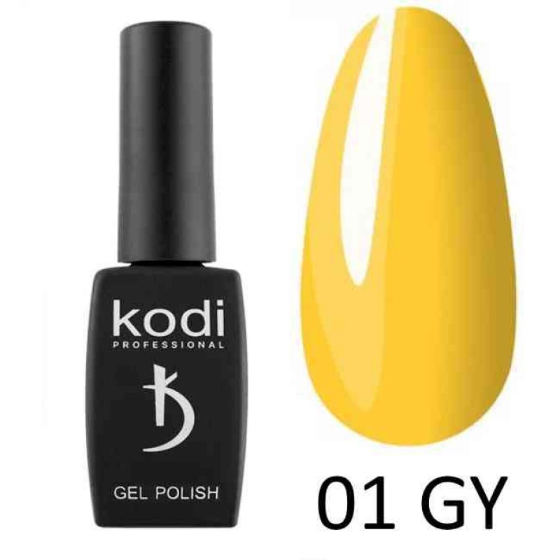Гель лак Kodi яичный желток GREEN&YELLOW (GY) 8мл. №01