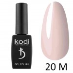 Гель лак Kodi № 20 M бежево розовый прозрачный MILK (M) 8мл
