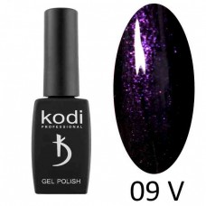 Гель лак Kodi 09 V (фиолетовый темный с блеском) Violet 8 мл