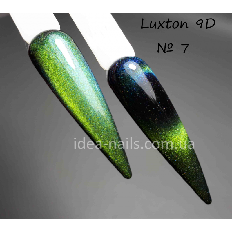 Гель лак кошачий глаз 9D Luxton № 7, 10мл