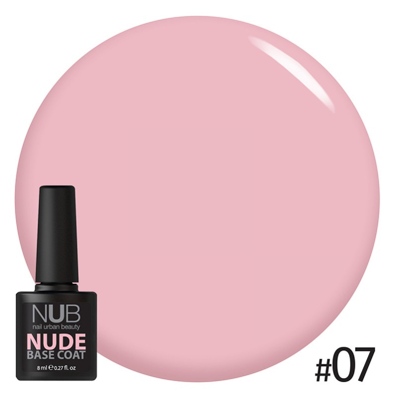 База камуфлирующая NUB Nude Rubber Base №07, 8мл