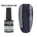 Светоотражающий гель лак OXXI Disco Boom 02 (черно фиолетовый), 10мл 