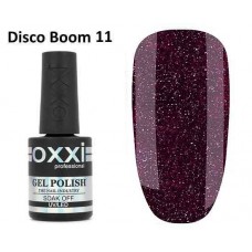 Светоотражающий гель лак OXXI Disco Boom 011 (темно бордовый), 10мл 