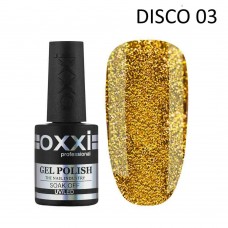 Светоотражающий гель лак OXXI Disco 03 (золото), 10 мл 