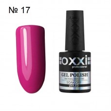 Гель лак OXXI № 017 пурпурно розовый, эмаль 10 мл.