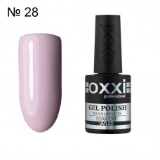 Гель лак OXXI № 028 сиренево розовая эмаль, 10 мл.