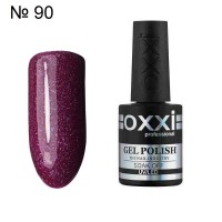 Гель лак OXXI № 090 фиолетовый с мультиблеском, 10 мл.