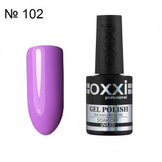 Гель лак OXXI № 102 лиловый светлый, эмаль, 10 мл.