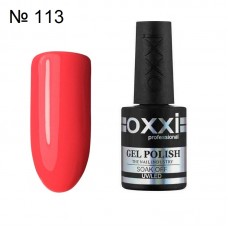 Гель лак OXXI № 113 розовый неон, эмаль, 10 мл.
