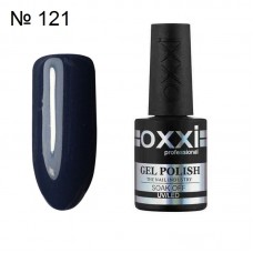 Гель лак OXXI № 121 серо синий с едва заметным шиммером, 10 мл.