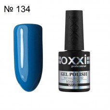 Гель лак OXXI № 134 лазурная эмаль, 10 мл.