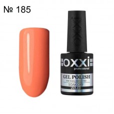 Гель лак OXXI №185 ярко оранжевый неон, 10 мл.