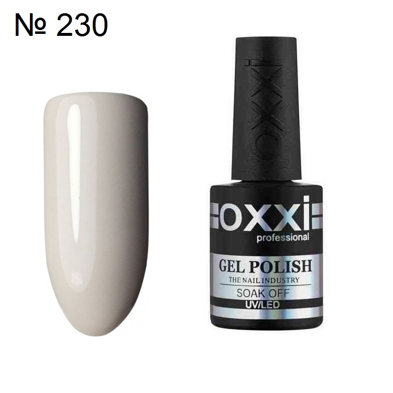 Гель лак OXXI №230 капучино, эмаль, 10 мл.