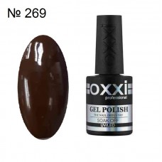 Гель лак OXXI №269 шоколадный, эмаль, 10 мл.