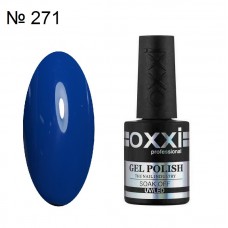 Гель лак OXXI №271 васильковый, эмаль, 10 мл.