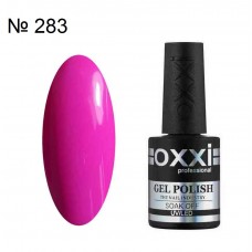 Гель лак OXXI №283 розовый, эмаль, 10 мл.