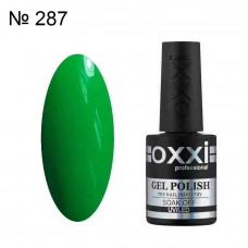 Гель лак OXXI №287 зеленый весенний, эмаль, 10мл.