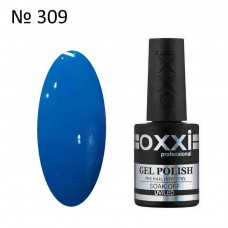 Гель лак OXXI №309 небесно голубой, 10мл.