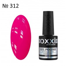 Гель лак OXXI №312 ярко розовый, 10мл.