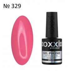 Гель лак OXXI №329 яркий розовый, 10мл.