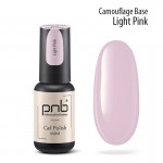 Камуфлирующая база PNB light pink светло розовая, 4мл