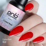 Светоотражающая красная база PNB Crystal Red Base, 8мл