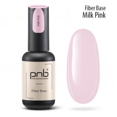 Файбер база PNB 17мл, Fiber Base Milk Pink, молочно розовая